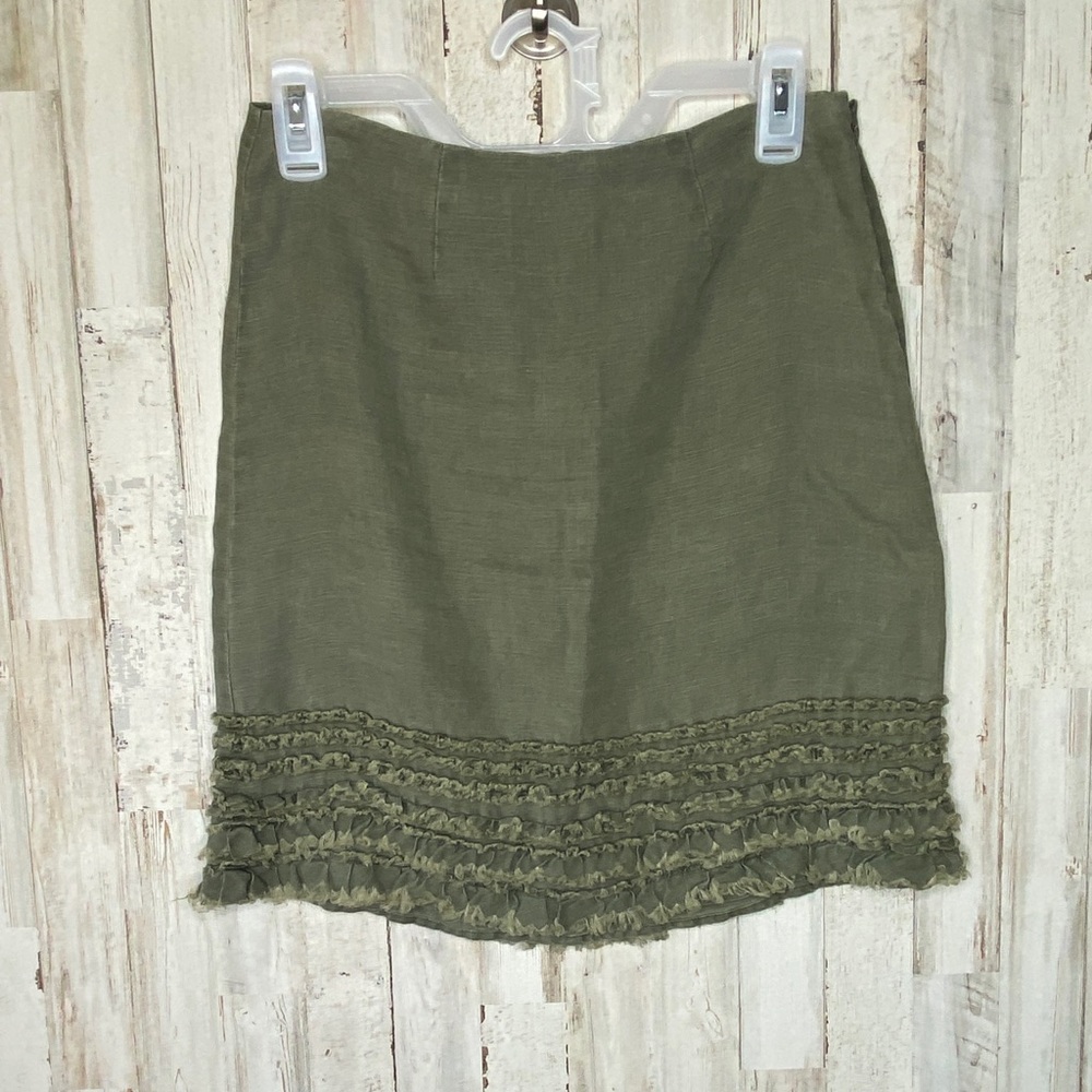 Tommy Bahama Boho Summer mini skirt Linen Sz 0